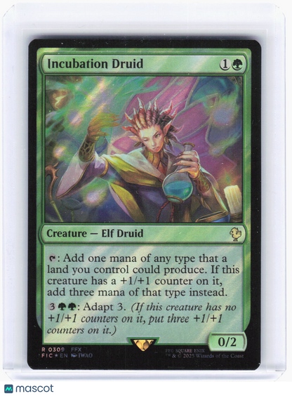 2023 Magic: The Gathering—Incubation Druid (Surge Foil) #309 (FIC)—Rare Foil