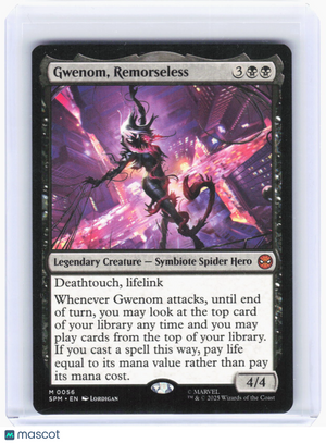 2025 Magic: The Gathering—Gwenom, Remorseless #56 (SPM)—Mythic Non-Foil