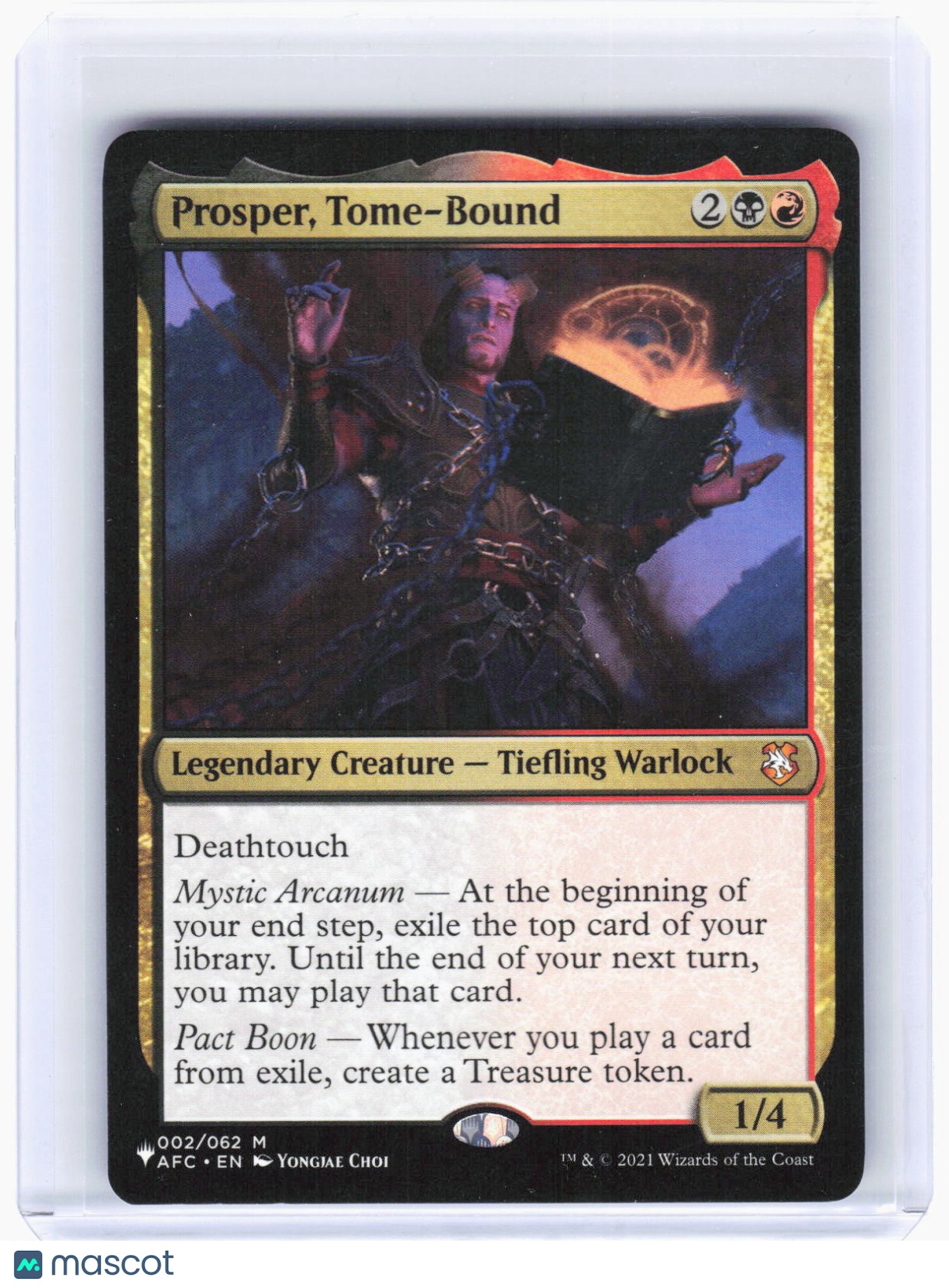 2021 Magic: The Gathering—Prosper, Tome-Bound #002/062 (LIST)—Mythic Non-Foil
