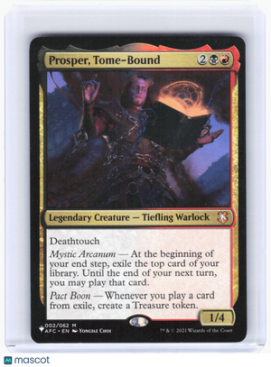 2021 Magic: The Gathering—Prosper, Tome-Bound #002/062 (LIST)—Mythic Non-Foil