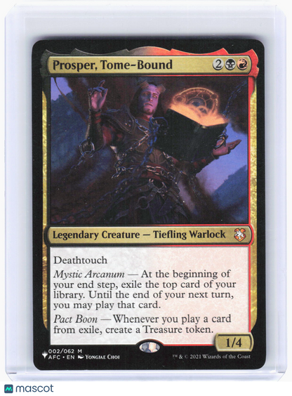 2021 Magic: The Gathering—Prosper, Tome-Bound #002/062 (LIST)—Mythic Non-Foil
