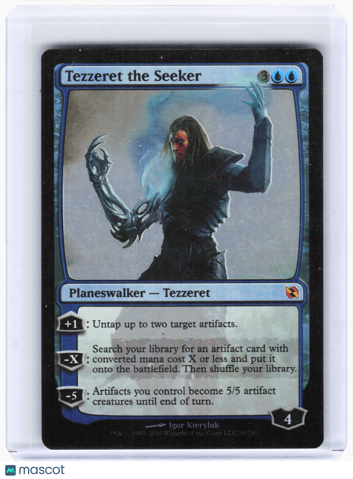 2010 Magic: The Gathering—Tezzeret the Seeker #39 (DDF)—Mythic Foil (LP)