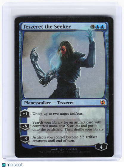 2010 Magic: The Gathering—Tezzeret the Seeker #39 (DDF)—Mythic Foil (LP)