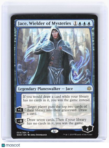 2019 Magic: The Gathering—Jace, Wielder of Mysteries #54 (WAR)—Rare Non-Foil