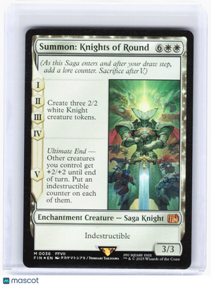 2025 Magic: The Gathering—Summon: Knights of Round #36 FINAL FANTASY—Mythic Foil