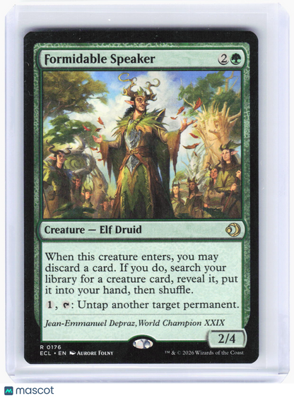 2024 Magic: The Gathering—Formidable Speaker #176 Lorwyn Eclipsed—Rare Non-Foil