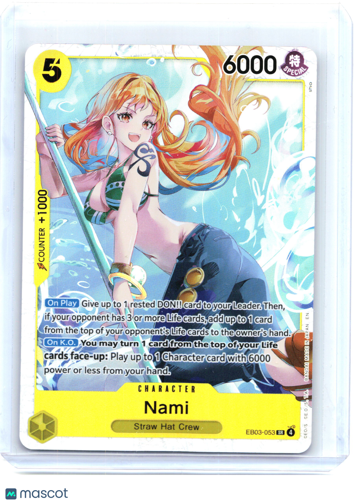 2026 —Nami #EB03-053 One Piece Heroines Edition—Super Rare Foil