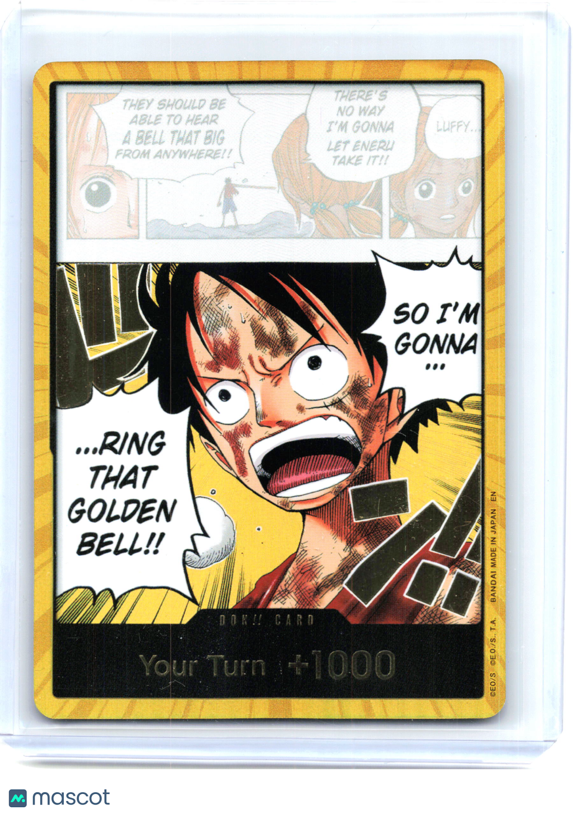2026 DON!! Card (Luffy) (Gold) #DON!! Adventure on Kami's Island—DON!! Foil