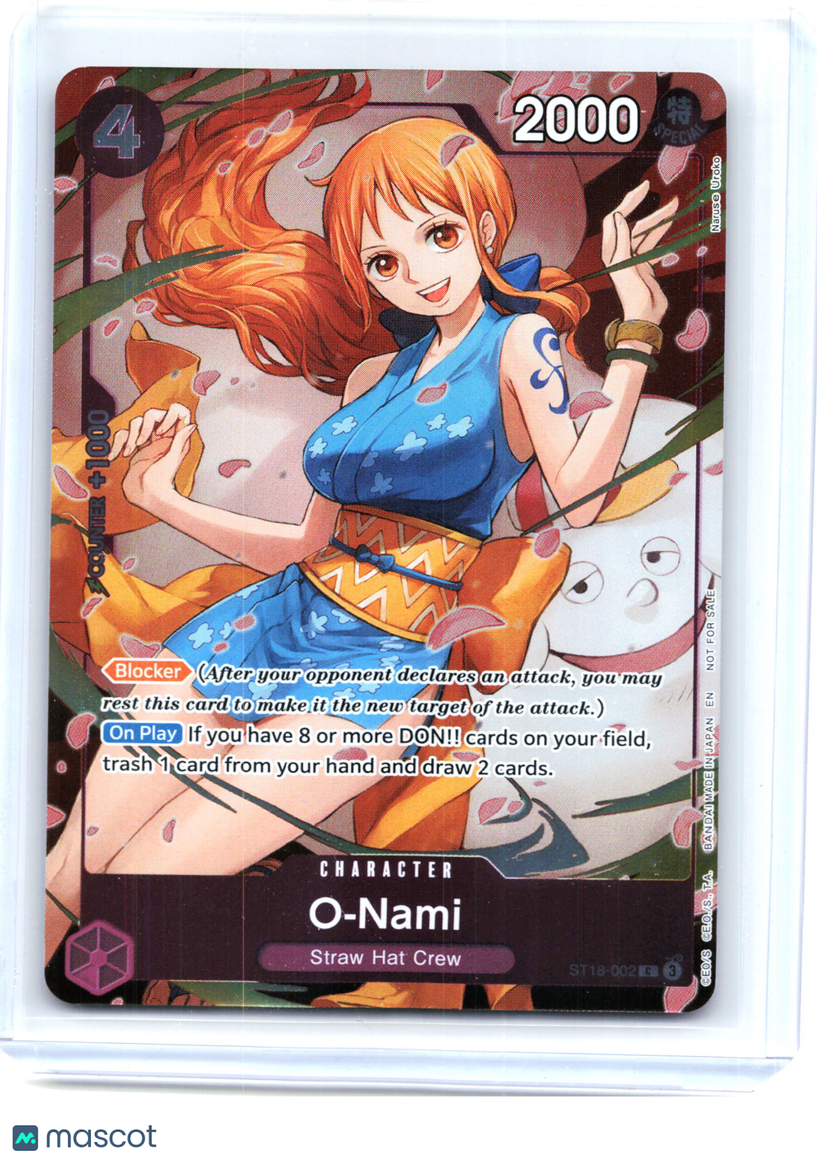 2024 —O-Nami #ST18-002 One Piece Heroines Edition—Common Foil (Dash Pack)