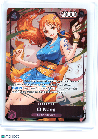 2024 —O-Nami #ST18-002 One Piece Heroines Edition—Common Foil (Dash Pack)