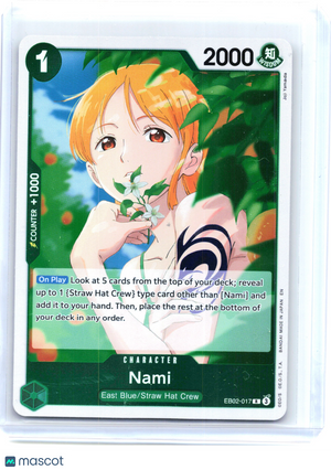 2025 One Piece—Nami #EB02-017 Extra Booster: Anime 25th Collection—Rare Foil