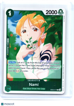 2025 One Piece—Nami #EB02-017 Extra Booster: Anime 25th Collection—Rare Foil