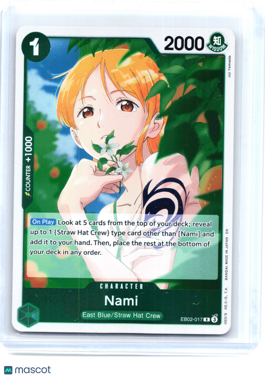 2025 One Piece—Nami #EB02-017 Extra Booster: Anime 25th Collection—Rare Foil
