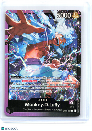 2025 Monkey.D.Luffy OP09-061 Starter Deck 26: PURPLE/BLACK Monkey.D.Luffy—Leader