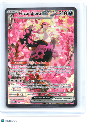 2024 Pokemon—Fezandipiti ex 88/64 Ascended Heroes—Special Illustration Rare Holo