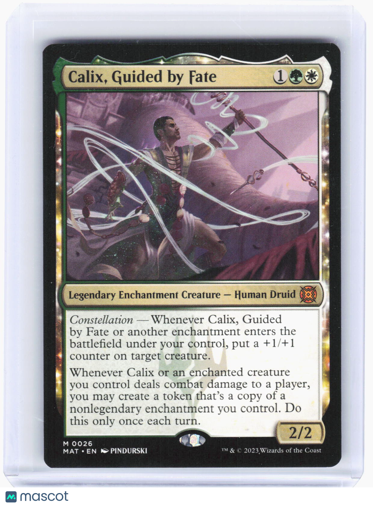 2023 Magic: The Gathering—Calix, Guided by Fate #26 (MAT)—Mythic Non-Foil