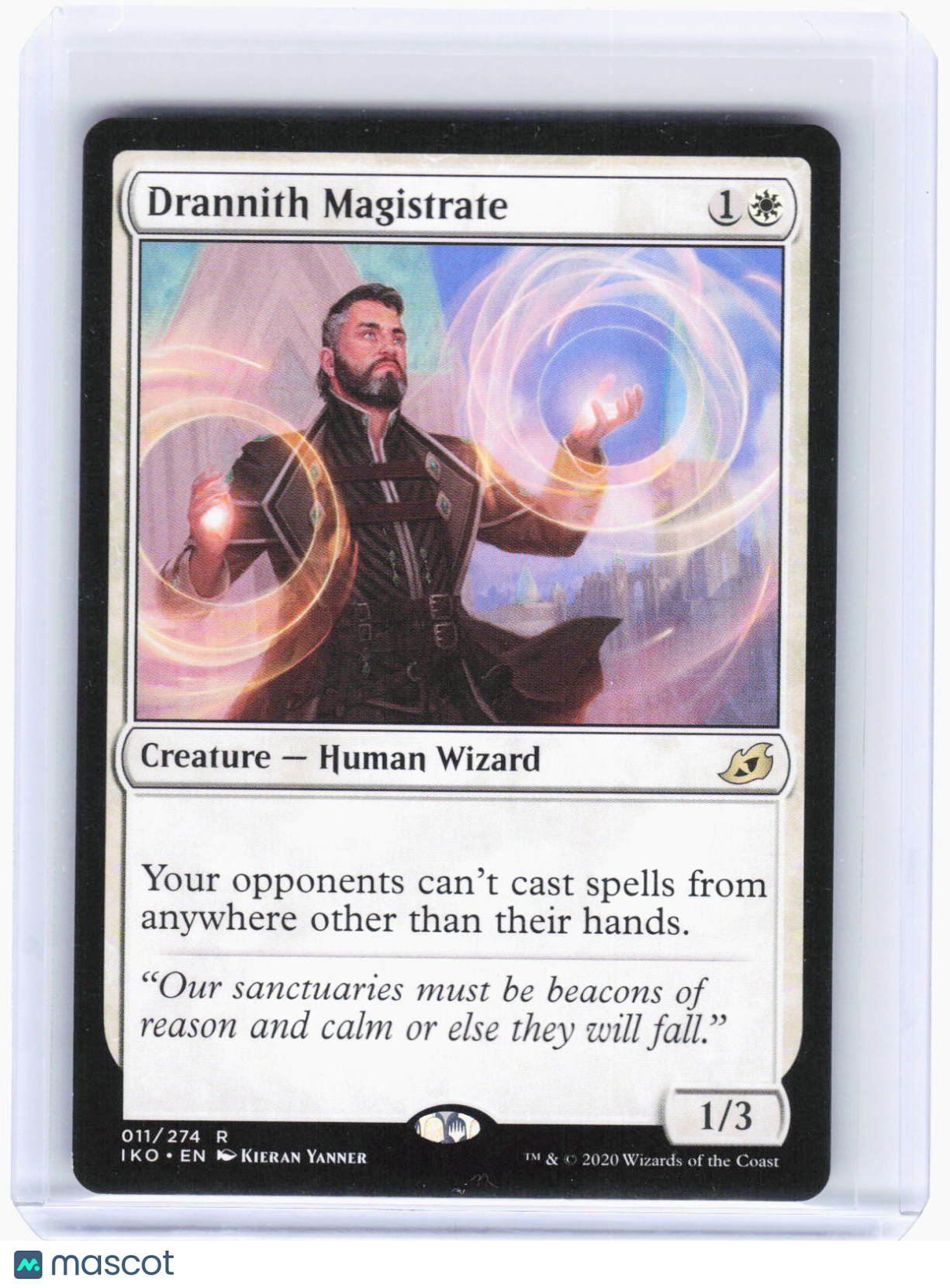 2020 Magic: The Gathering—Drannith Magistrate #11 (IKO)—Rare Non-Foil