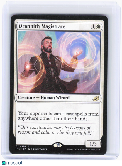 2020 Magic: The Gathering—Drannith Magistrate #11 (IKO)—Rare Non-Foil