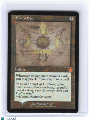 2022 Magic: The Gathering—Mind's Eye (Schematic) #96 (BRR)—Mythic Foil