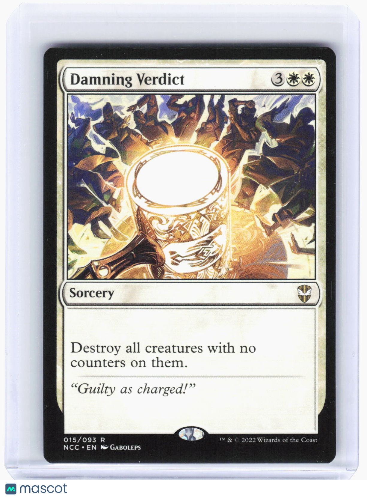 2022 Magic: The Gathering—Damning Verdict #15 (NCC)—Rare Non-Foil