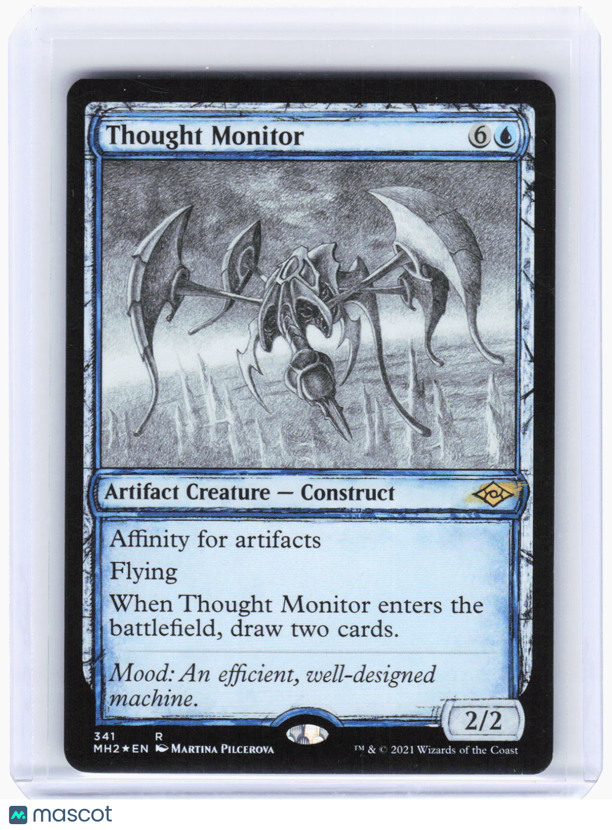 2021 Magic: The Gathering—Thought Monitor (Showcase) #341 (MH2)—Rare Foil