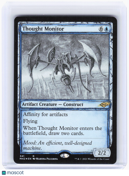 2021 Magic: The Gathering—Thought Monitor (Showcase) #341 (MH2)—Rare Foil