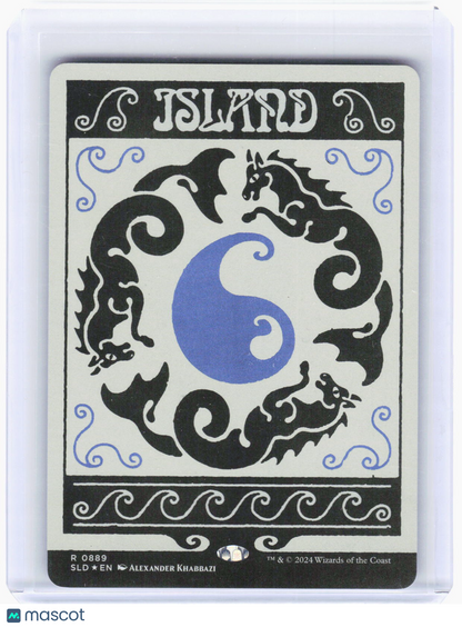 2024 Magic: The Gathering—Island (Rainbow Foil) #889 (SLD)—Rare Foil