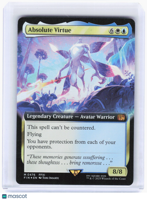2025 Magic: The Gathering—Absolute Virtue (Extended Art) #476 (FIN)—Mythic Foil