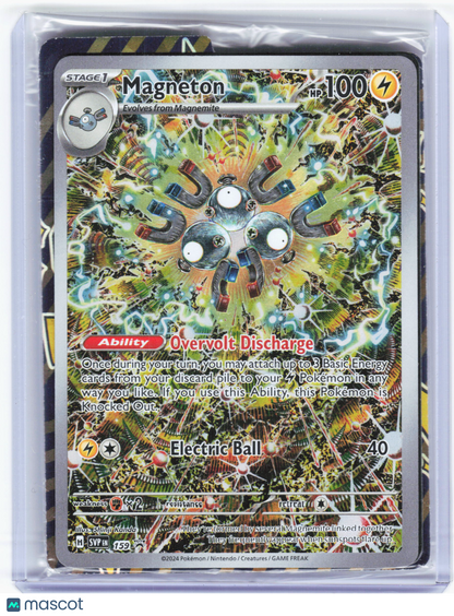2024 Pokemon—Magneton #159 Scarlet & Violet—Black Star Promo Holo [Sealed]