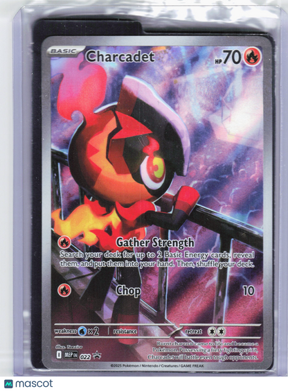 2025 Pokemon—Charcadet #022 Mega Evolution Promo—Black Star Promo Holo [Sealed]