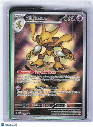 2025 Pokemon—Alakazam #009 Mega Evolution Promo—Black Star Promo Holo [Sealed]