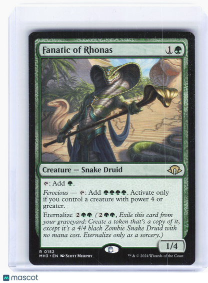 2024 Magic: The Gathering—Fanatic of Rhonas #152 Modern Horizons 3—Rare Nonfoil