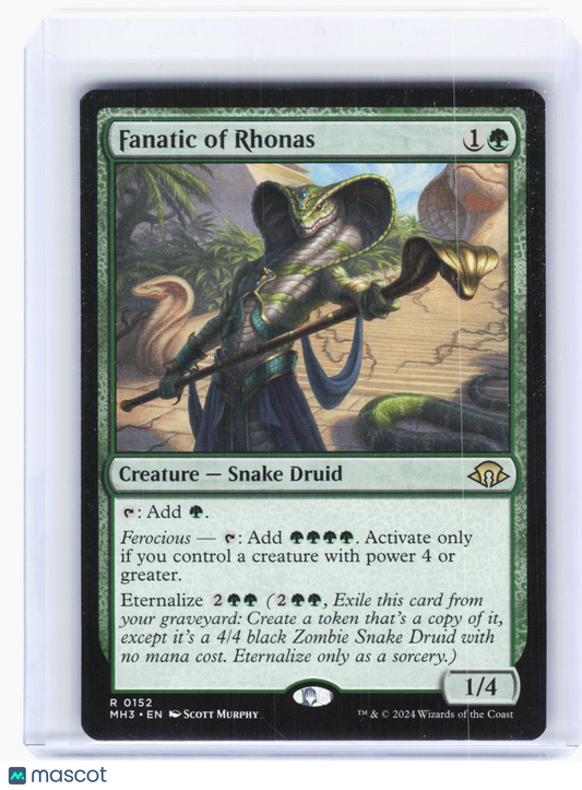 2024 Magic: The Gathering—Fanatic of Rhonas #152 Modern Horizons 3—Rare Nonfoil