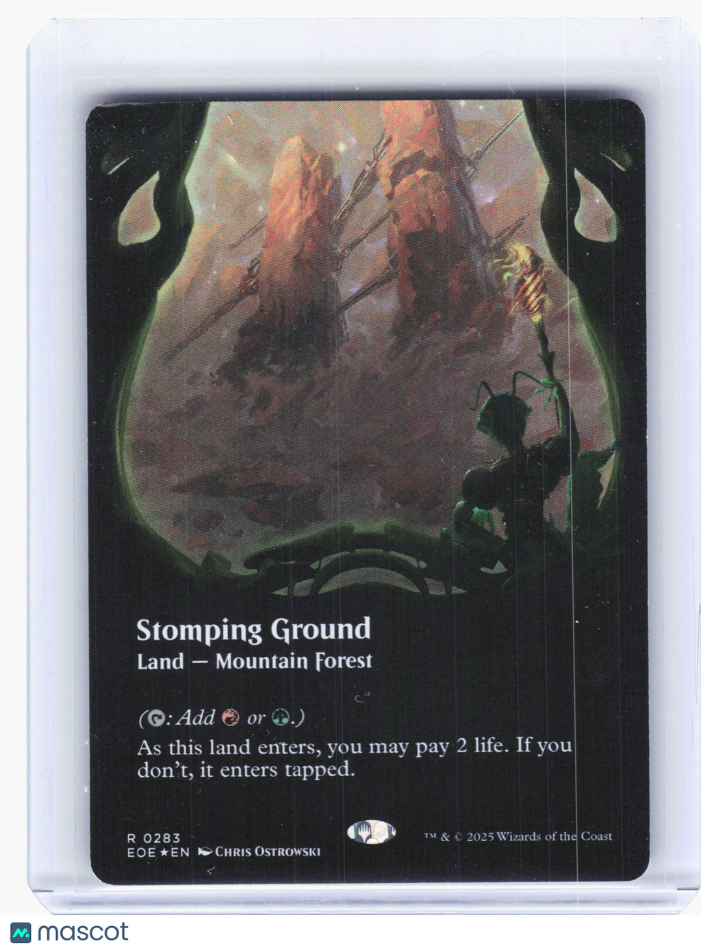 2025 Magic: TG—Stomping Ground #283 Edge of Eternities—Rare Foil (Borderless)