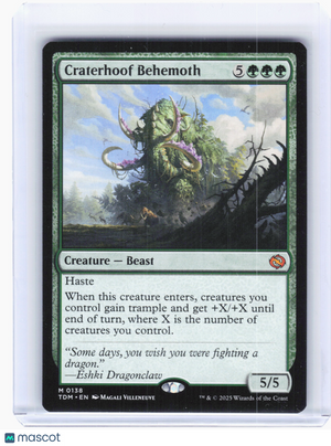 2025 Magic: TG—Craterhoof Behemoth #138 Tarkir: Dragonstorm—Mythic Nonfoil