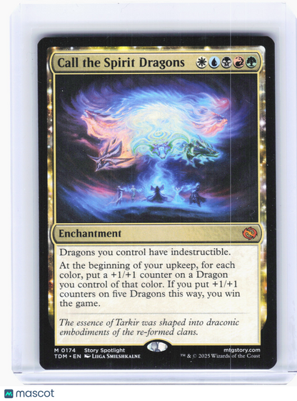 2025 Magic: TG—Call the Spirit Dragons #174 Tarkir: Dragonstorm—Mythic Nonfoil