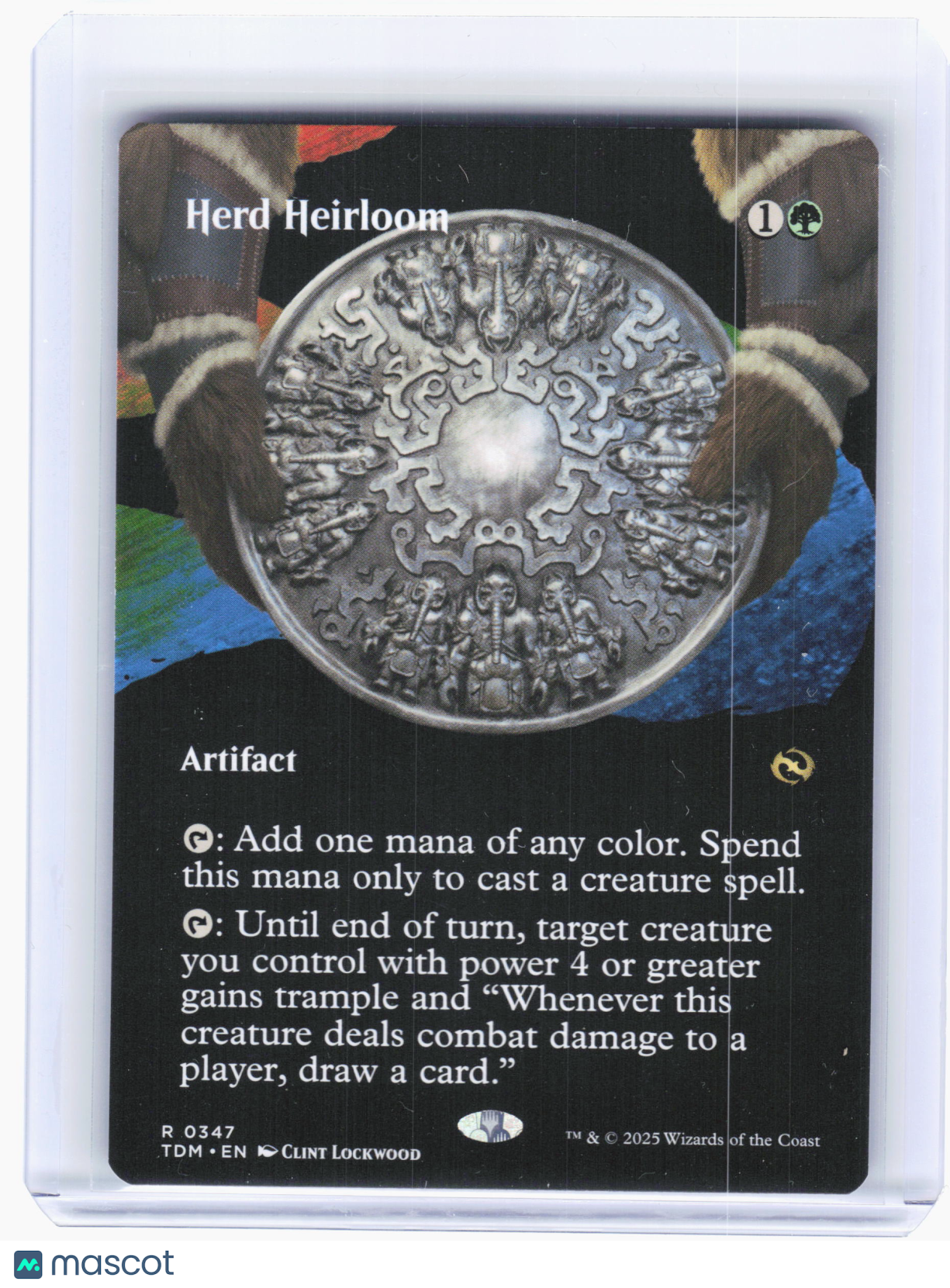 2025 Magic: TG—Herd Heirloom #347 Tarkir: Dragonstorm—Rare Nonfoil (Borderless)