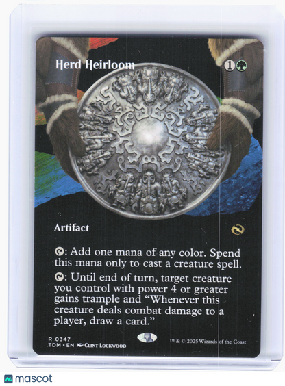 2025 Magic: TG—Herd Heirloom #347 Tarkir: Dragonstorm—Rare Nonfoil (Borderless)