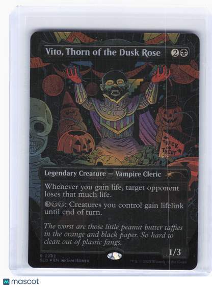 2023 MTG—Vito, Thorn of the Dusk Rose #2282 SLD—R Rainbow Foil (Borderless)