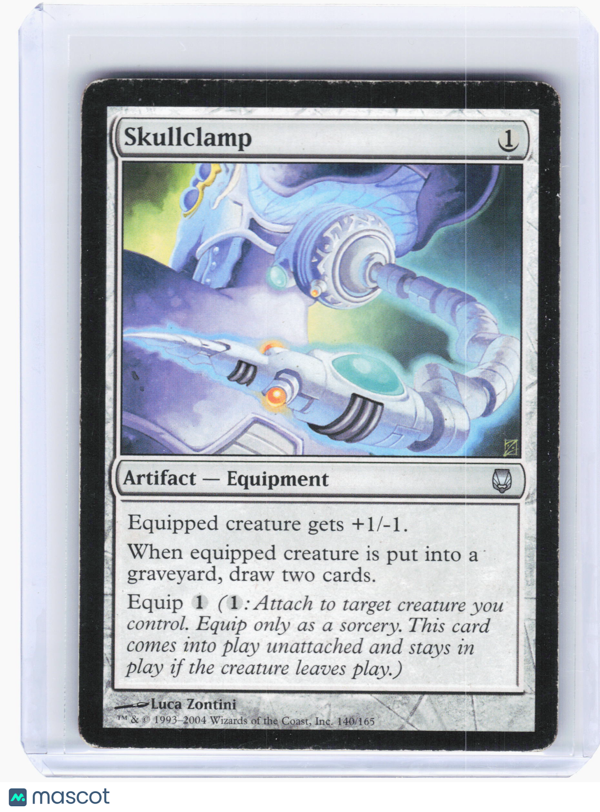 2004 Magic: The Gathering—Skullclamp #140 Darksteel—Uncommon Nonfoil [MP]