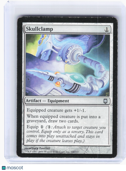 2004 Magic: The Gathering—Skullclamp #140 Darksteel—Uncommon Nonfoil [MP]