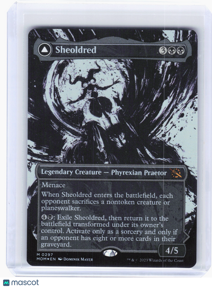 2023 Magic: TG—Sheoldred #297 March of the Machine—Mythic Foil (Showcase) [LP]