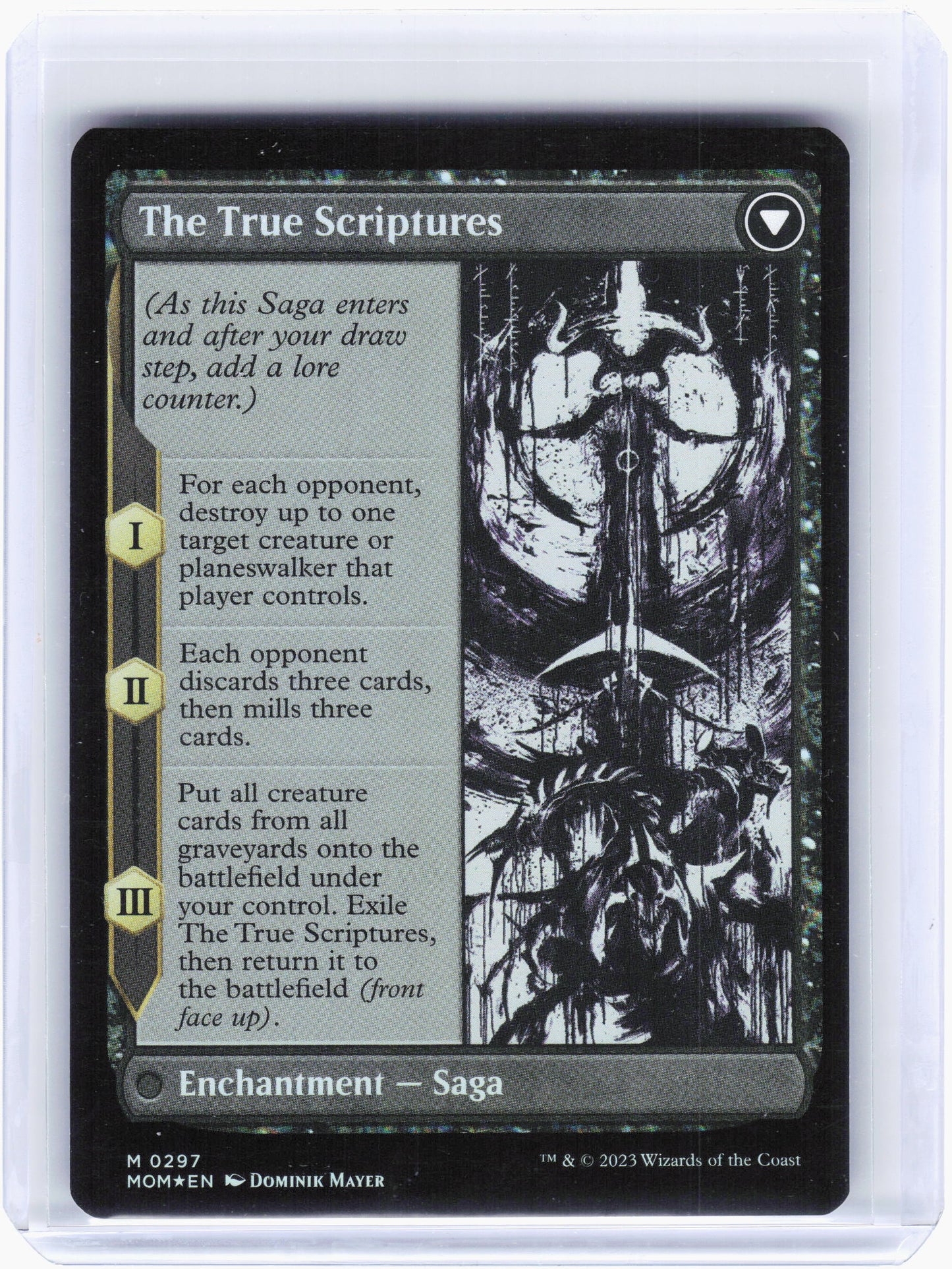 2023 Magic: TG—Sheoldred #297 March of the Machine—Mythic Foil (Showcase) [LP]