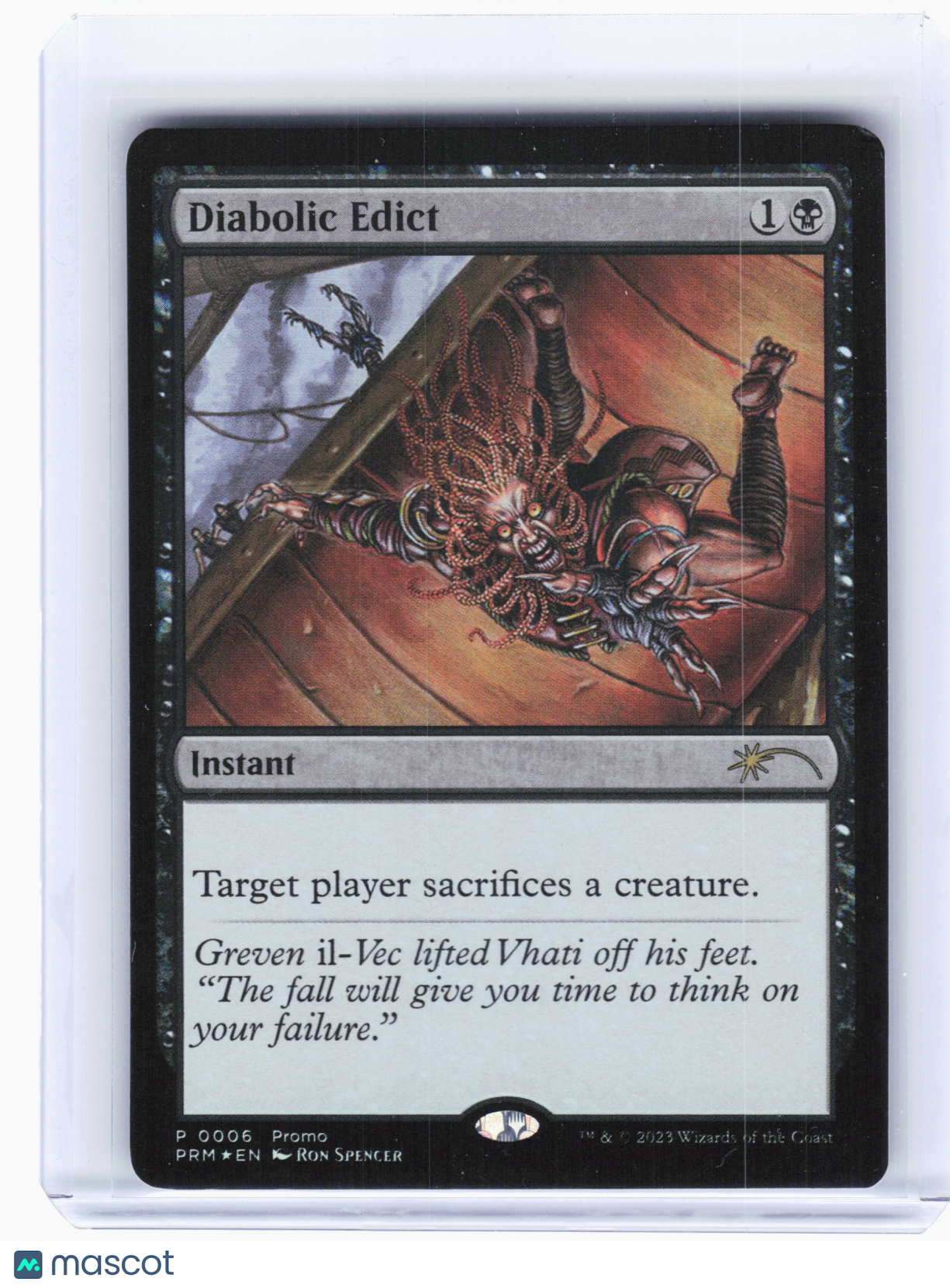 2023 Magic: The Gathering—Diabolic Edict #6 Promo Cards—Promo Foil [LP]