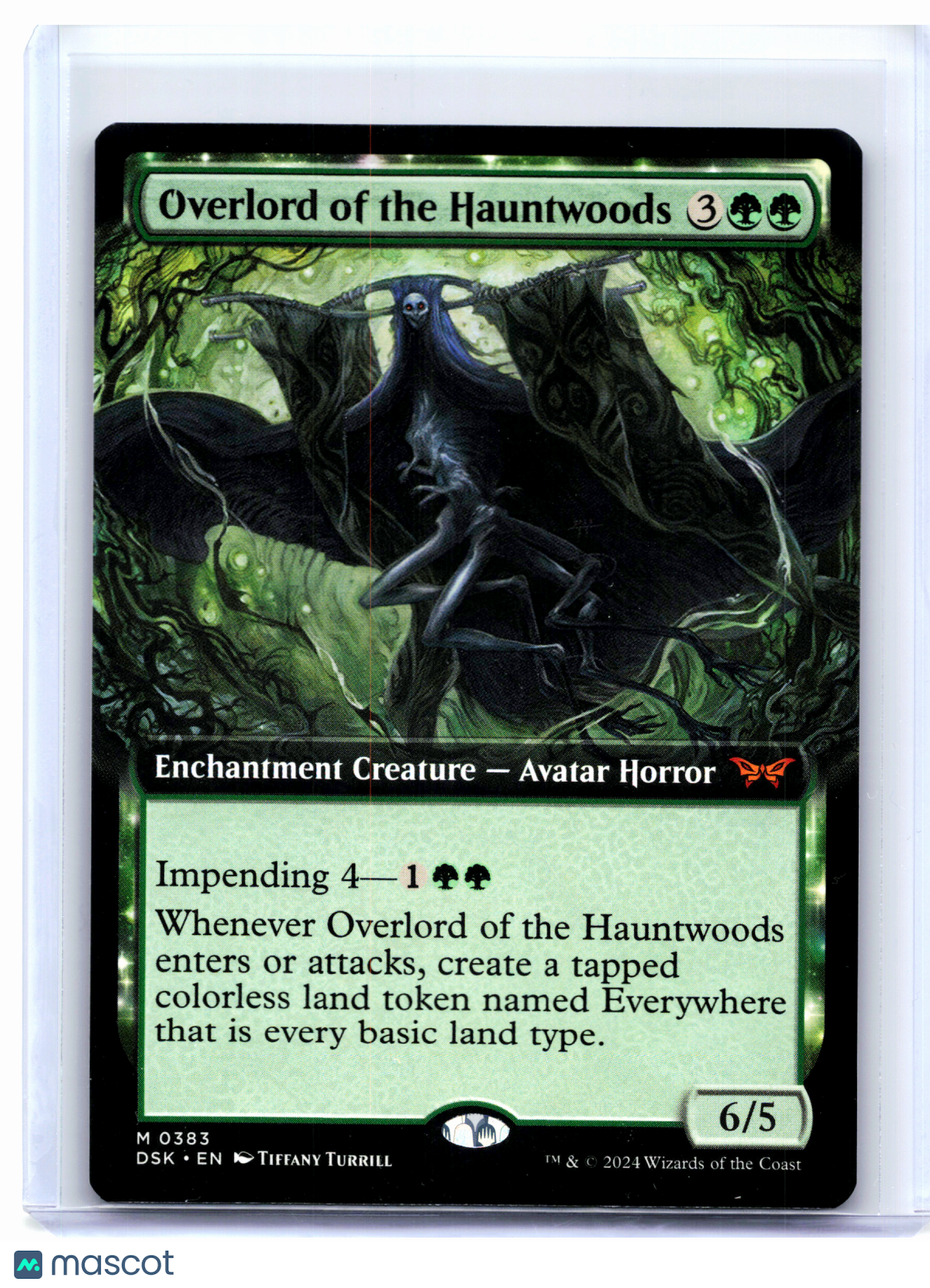 2024 Magic: TG—Overlord of the Hauntwoods (Extended Art) #383 DSK—Mythic Nonfoil