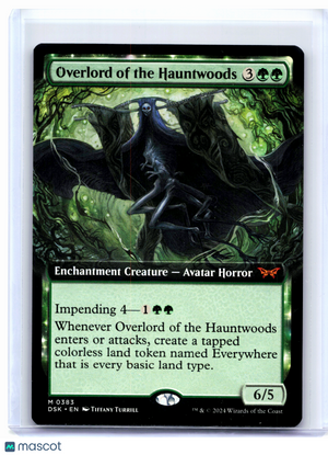 2024 Magic: TG—Overlord of the Hauntwoods (Extended Art) #383 DSK—Mythic Nonfoil