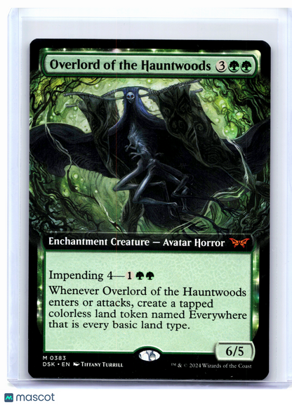 2024 Magic: TG—Overlord of the Hauntwoods (Extended Art) #383 DSK—Mythic Nonfoil
