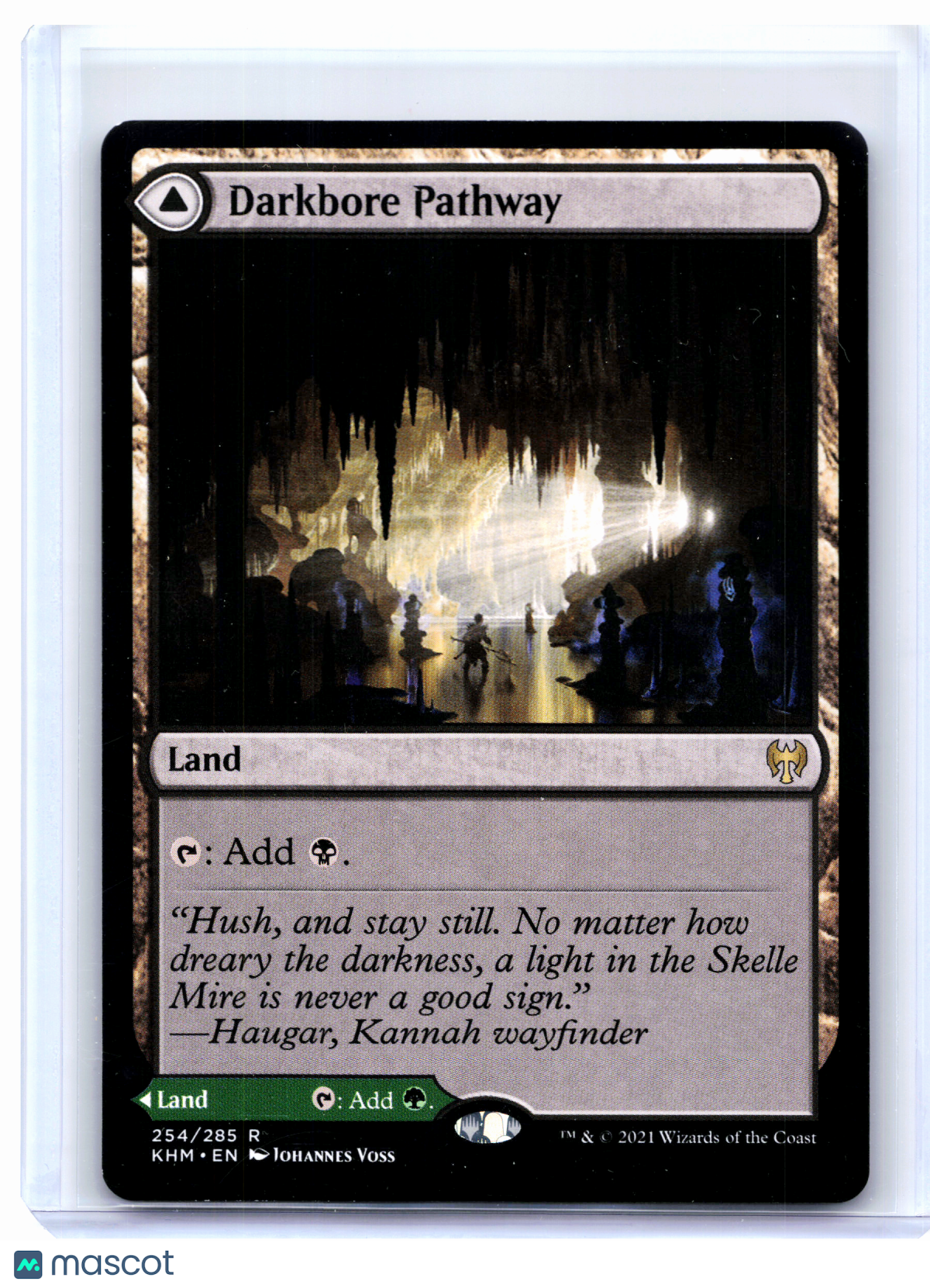2021 Magic: The Gathering—Darkbore Pathway #254 Kaldheim—Rare Nonfoil