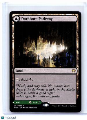 2021 Magic: The Gathering—Darkbore Pathway #254 Kaldheim—Rare Nonfoil