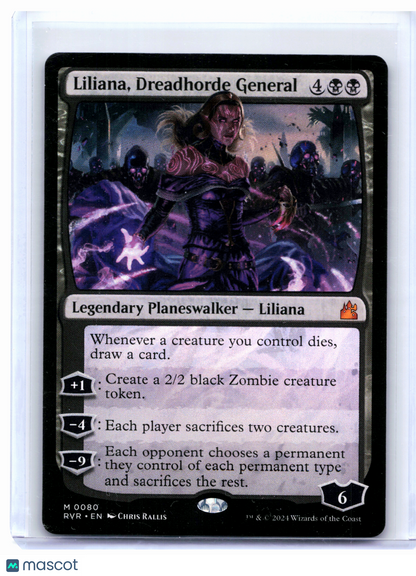 2024 Magic: TG—Liliana, Dreadhorde General #80 Ravnica Remastered—Mythic Nonfoil
